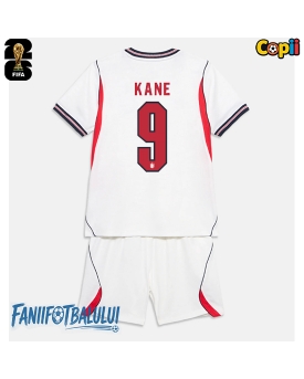 Anglia Harry Kane #9 Echipament de Fotbal Replică Mondial 2026 Copii Acasa (+ Șorturi)